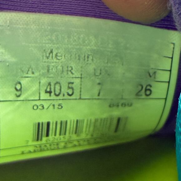 Brooks PureFlow 4 Electric Purple Peacoat Lace Up Running Shoes Women's Size 9 - Picture 9 of 11